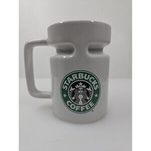 Vintage Starbucks Travel Mug Siren Logo Coffee Cup Hotjo Commuter Cup w Lid****